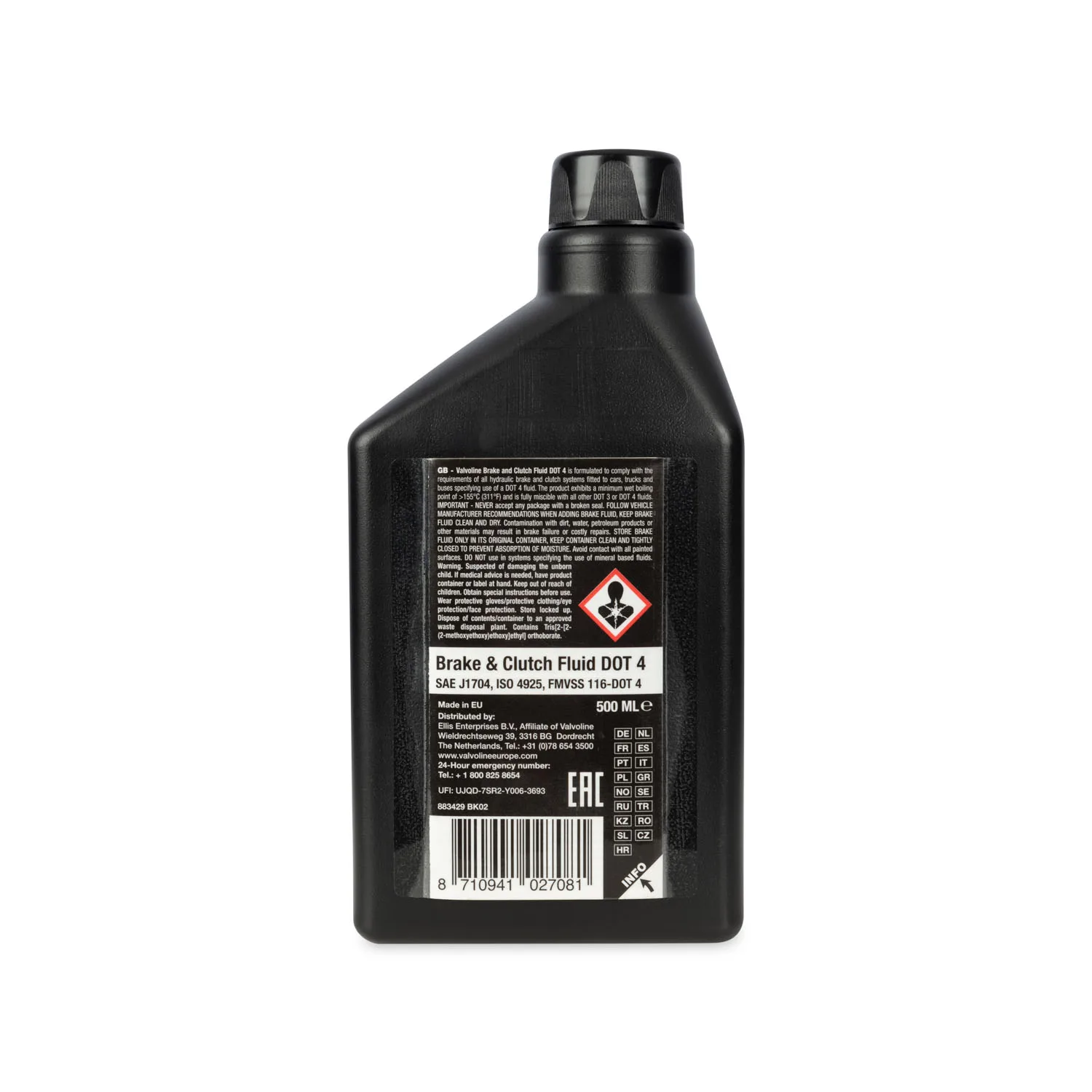 Brake and Clutch Fluid - Dot 4 (500 ML) - Image 2