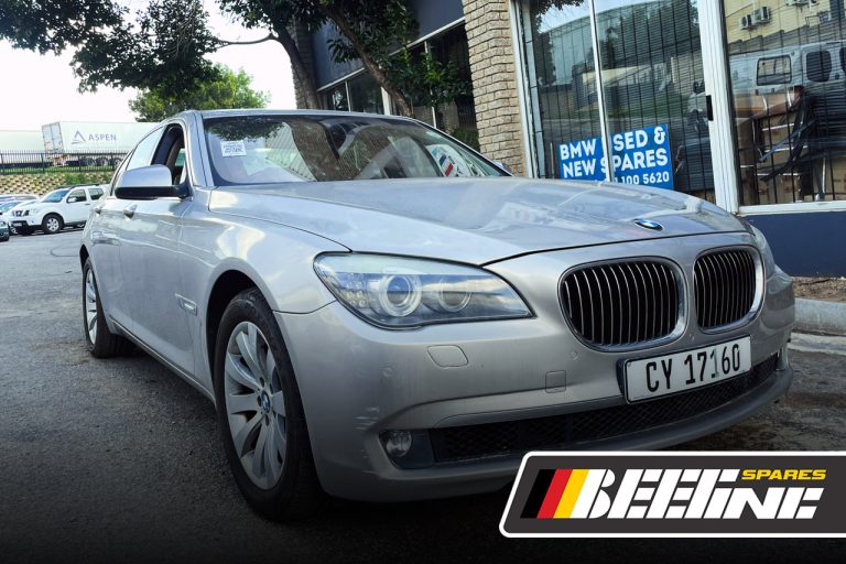 BMW 7 Series F01 730d Stripping for used spare parts, body panels and wheels front angle view