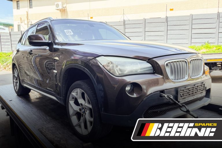 BMW X1 E84 23d N47 Stripping for spare parts front angle view