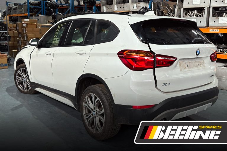 BMW X1 F48 S Drive 18i B38 Used spares, body panels, wheel and bumpers rear angle view