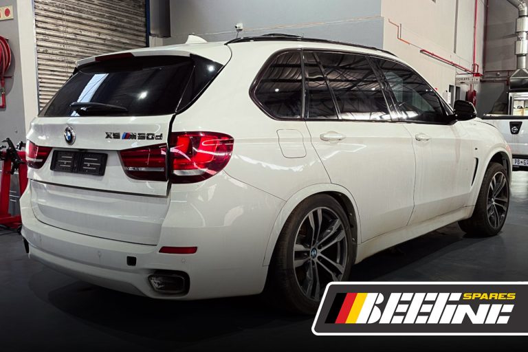 BMW X5 M50d N57X Used spare parts, stripping for spares back angle view
