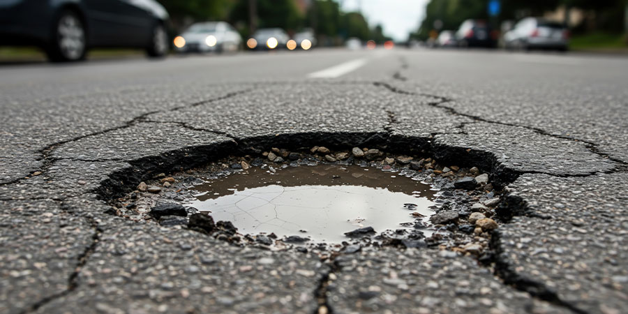Braking for potholes may have a considerable effect on your vehicle's fuel efficiency