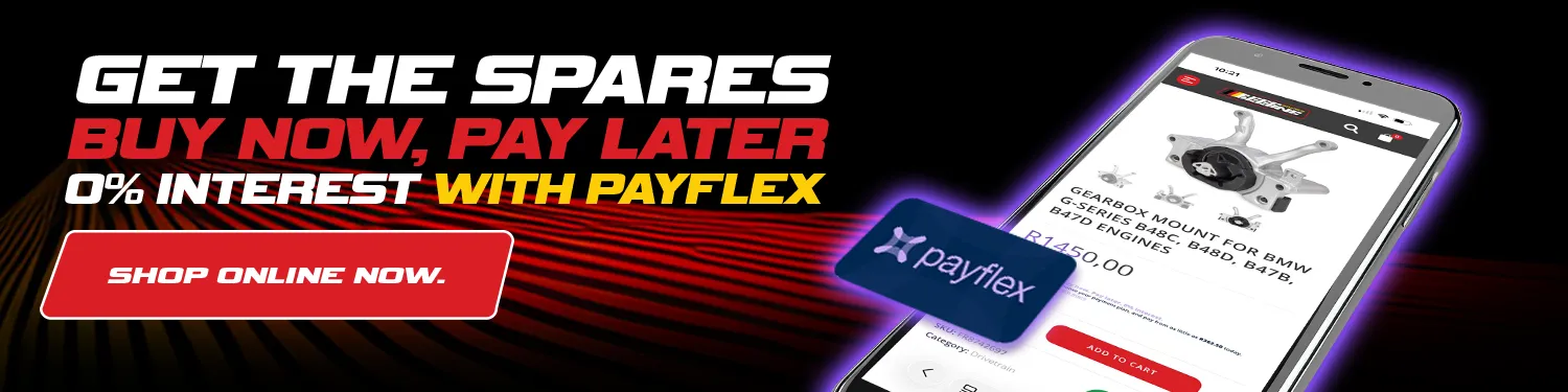 BMW Spares Mercedes Part Payflex Banner Desktop