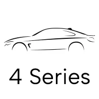 Minimalist outline drawing of BMW 1 Series coupe